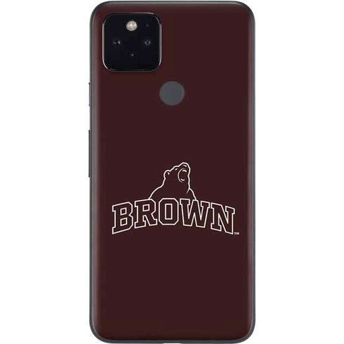 Brown University Outlined Google Pixel 5 Skin
